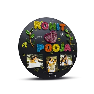 Handmade String Art Frames For Couples